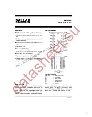 DS1609-50+ datasheet  